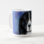 ニューファンドランド犬 コーヒーマグカップ (正面左)