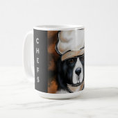 ニューファンドランド犬 コーヒーマグカップ (正面左)