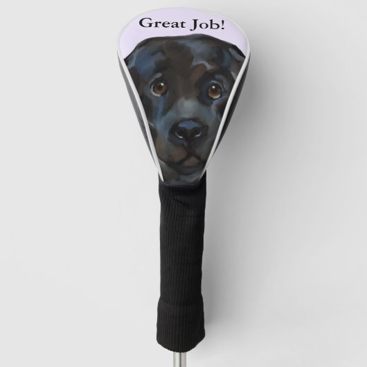 ニューファンドランド犬 ゴルフヘッドカバー (正面)