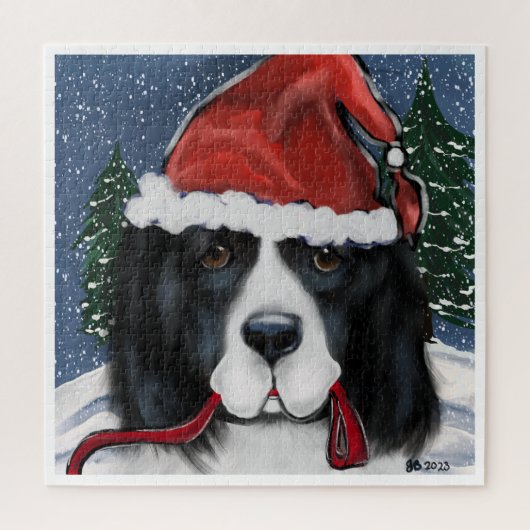 ニューファンドランド犬 ジグソーパズル (縦)