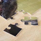 ニューファンドランド犬。 ジグソーパズル (側面)