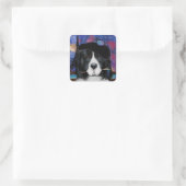 ニューファンドランド犬 スクエアシール (バッグ)