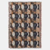 ニューファンドランド犬 スローブランケット (正面縦)