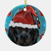 ニューファンドランド犬 セラミックオーナメント (正面)