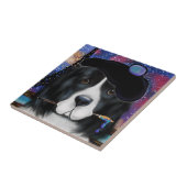 ニューファンドランド犬 タイル (側面)