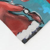 ニューファンドランド犬 フリースブランケット (角)