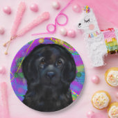 ニューファンドランド犬 ペーパープレート (パーティー)