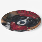 ニューファンドランド犬 ペーパープレート (アングル)