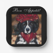 ニューファンドランド犬 ペーパープレート (正面)