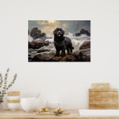 ニューファンドランド犬 ポスター (キッチン)