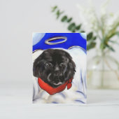 ニューファンドランド犬 ポストカード (スタンド正面)