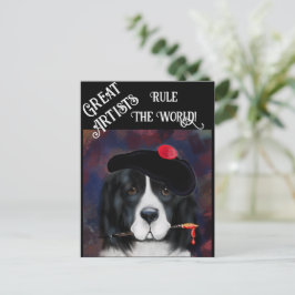 ニューファンドランド犬 ポストカード