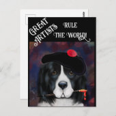 ニューファンドランド犬 ポストカード (正面/裏面)