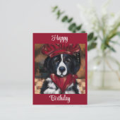 ニューファンドランド犬 ポストカード (スタンド正面)