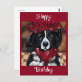 ニューファンドランド犬 ポストカード (正面/裏面)