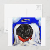 ニューファンドランド犬 ポストカード (正面/裏面)