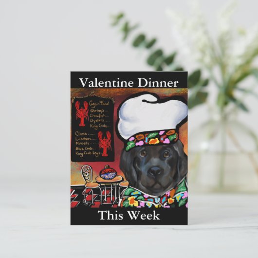 ニューファンドランド犬 ポストカード (スタンド正面)