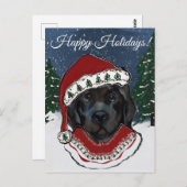 ニューファンドランド犬 ポストカード (正面/裏面)