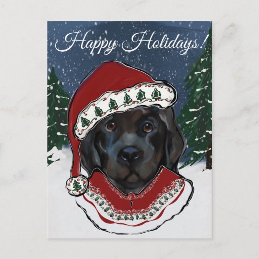 ニューファンドランド犬 ポストカード (正面)