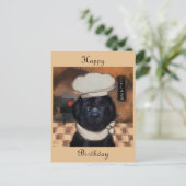 ニューファンドランド犬 ポストカード (スタンド正面)