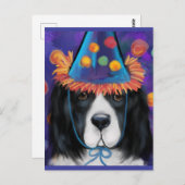 ニューファンドランド犬 ポストカード (正面/裏面)