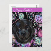 ニューファンドランド犬 ポストカード (正面/裏面)