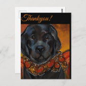 ニューファンドランド犬 ポストカード (正面/裏面)