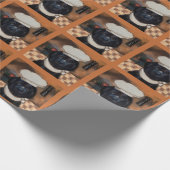 ニューファンドランド犬 ラッピングペーパー (角)