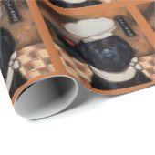 ニューファンドランド犬 ラッピングペーパー (ロールコーナー)