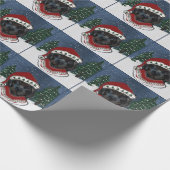 ニューファンドランド犬 ラッピングペーパー (角)