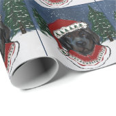 ニューファンドランド犬 ラッピングペーパー (ロールコーナー)