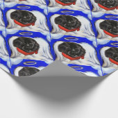 ニューファンドランド犬 ラッピングペーパー (角)