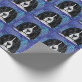 ニューファンドランド犬 ラッピングペーパー (角)