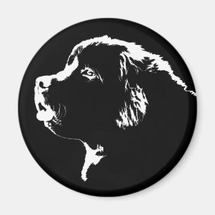 ニューファンドランド犬 冷蔵庫マグネット 犬 マグネット / ギフト