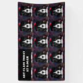 ニューファンドランド犬 横断幕 (縦)