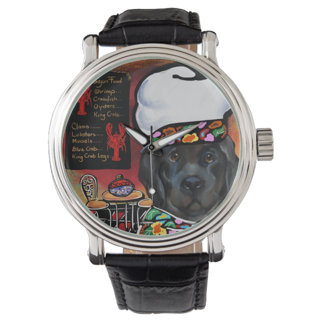 ニューファンドランド犬 腕時計 (正面)