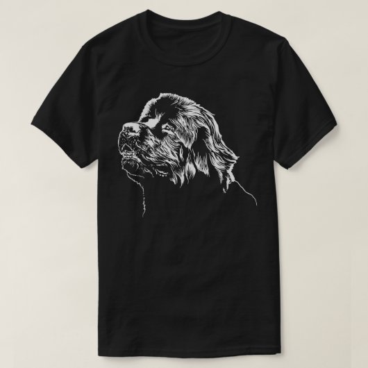 ニューファンドランド犬 Tシャツ (デザイン正面)