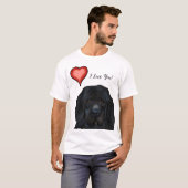 ニューファンドランド犬 Tシャツ (正面フル)