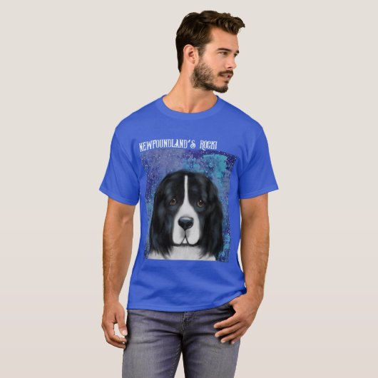 ニューファンドランド犬 Tシャツ (正面フル)