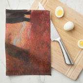 ニューファンドランド紅葉秋 キッチンタオル (四つ折り)