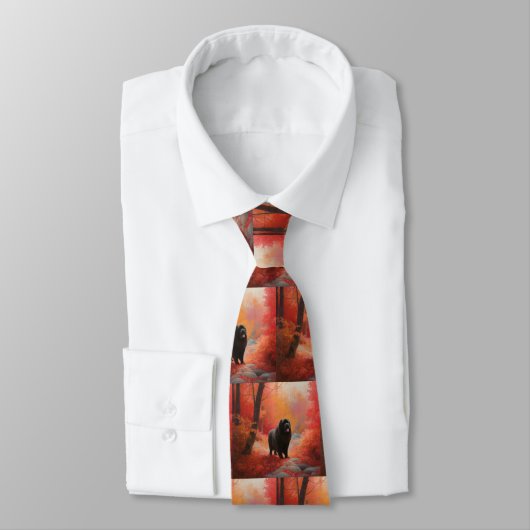 ニューファンドランド紅葉秋 ネクタイ (タイ)