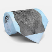 ニューファンドランド絵画ズ – かわいいオリジナルドッグアート ネクタイ (ロール)