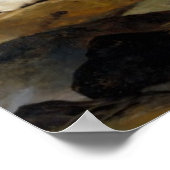 ニューファンドランド絵画ドッグ ポスター (角)