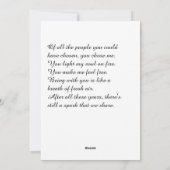 ニューファンドランド記念日カード。 シーズンカード (裏面)