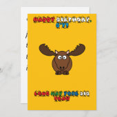 ニューファンドランド誕生日カード シーズンカード (正面/裏面)