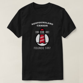 ニューファンドランド1497ライトハウス設立 Tシャツ