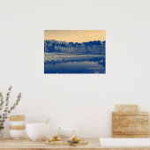 ニューファンドランド，カナダ，マシュランズの木と水 ポスター (キッチン)