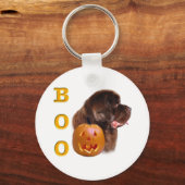 ニューファンドランド キーホルダー (正面)