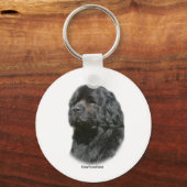 ニューファンドランド キーホルダー (正面)