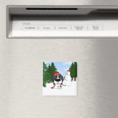 ニューファンドランド・クリスマス マグネット (インサイチュ (食洗機))